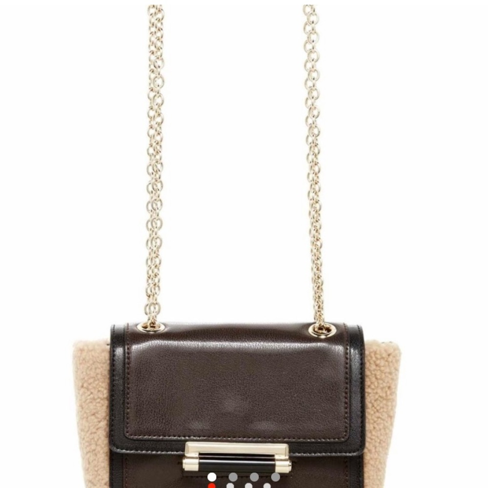Dianne von furstenberg shearling bag